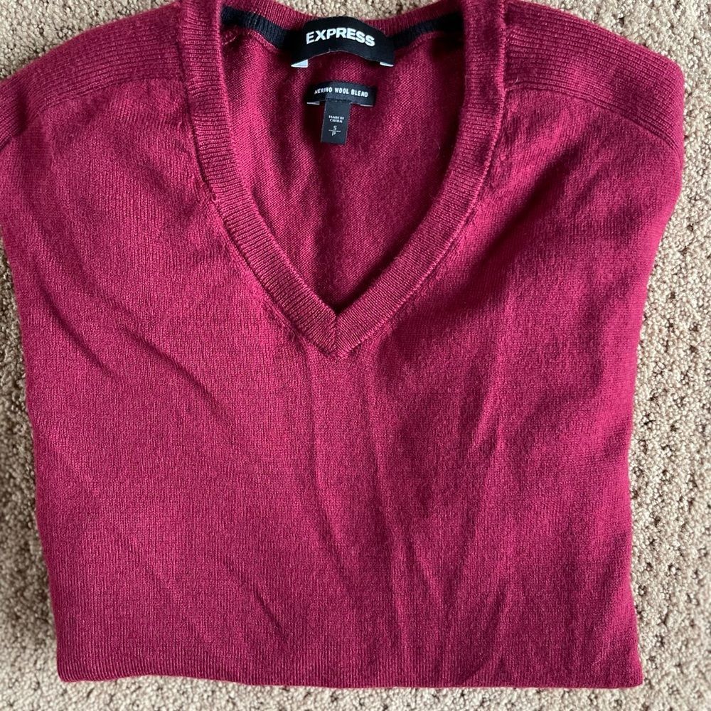 Express V-neck sweater small